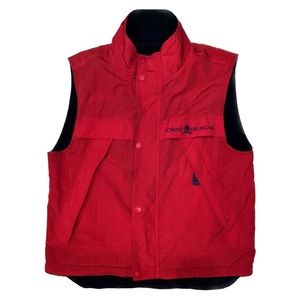 Tommy Hilfiger Vest Reversible Men’s Large Vintage Tartan Plaid